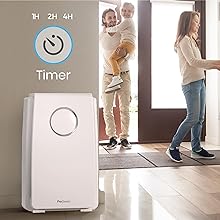 Pro Breeze Air Purifier for Home 5 - in - 1 with True HEPA Filter, Active Carbon, Negative Ion Generator - Dust, Smokers, Pollen, Pet Hair, Hay Fever, Cooking - Amazing Gadgets Outlet