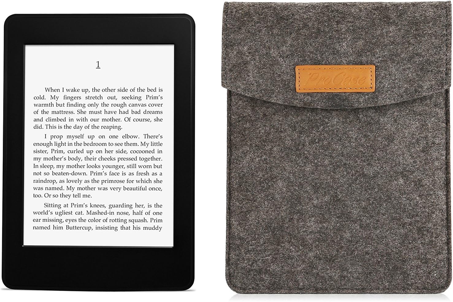 ProCase 6 Inch Sleeve Case Bag, Felt Carry Pouch Protective Cover for 5 - 6" Inch Tablet Smartphone E - Reader E - Book - Black - Amazing Gadgets Outlet