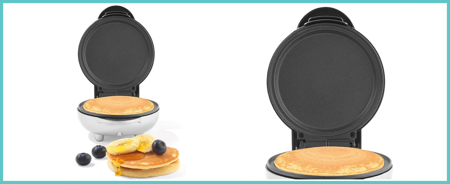 Progress by WW EK5312NWW Mini Snack Maker, Electric Grill, Non - Stick, Pancakes, Cookies, Eggs, Omelettes, Power/Ready Indicator Lights, 2 Min Preheat, Compact 11.5 cm Plate Size, 550 W - Amazing Gadgets Outlet