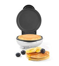 Progress by WW EK5312NWW Mini Snack Maker, Electric Grill, Non - Stick, Pancakes, Cookies, Eggs, Omelettes, Power/Ready Indicator Lights, 2 Min Preheat, Compact 11.5 cm Plate Size, 550 W - Amazing Gadgets Outlet