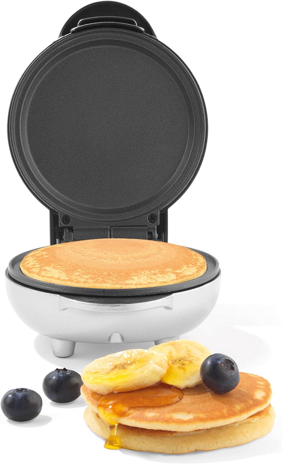 Progress by WW EK5312NWW Mini Snack Maker, Electric Grill, Non - Stick, Pancakes, Cookies, Eggs, Omelettes, Power/Ready Indicator Lights, 2 Min Preheat, Compact 11.5 cm Plate Size, 550 W - Amazing Gadgets Outlet