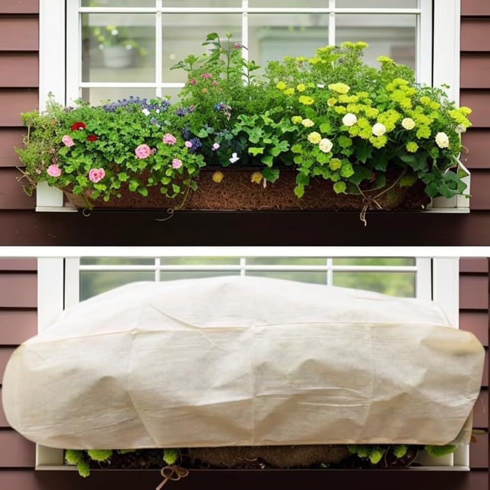 Protect Your Plants with For Rectangular Flower Box Protective Cover, Weather Resistant (100 * 40 * 45CM) - Amazing Gadgets Outlet