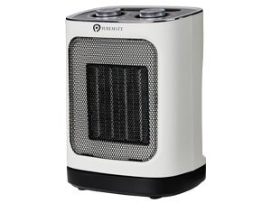 PureMate Ceramic Tower Fan Heater, 2000W Portable Electric Heater with 2 Heat Settings, Space Heater with Oscillating, Adjustable Thermostat & Safety Cut - Off, Tip - Over and Overheat Protection - Amazing Gadgets Outlet