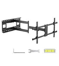 PUTORSEN 13 - 30 32 inch TV Wall Bracket(32 inch Only fits VESA 100x100mm), Tilt Swivel Wall TV bracket for LCD LED Screens & Monitors, TV Monitor Wall Mount, VESA 75x75/100x100mm, Max Load 55lbs, Black - Amazing Gadgets Outlet