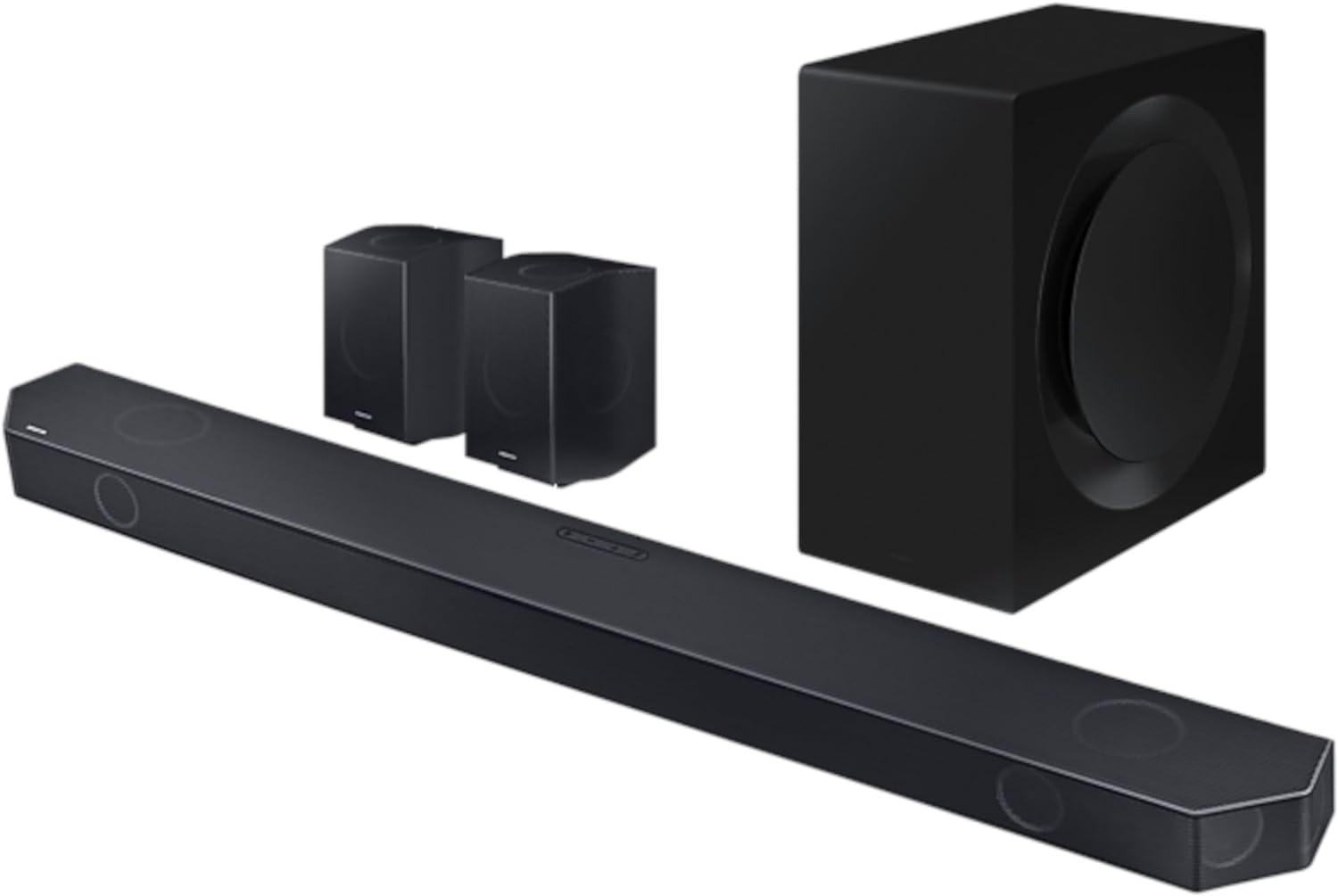 Q990C Soundbar Speaker (2023) - 22 Speaker Home Sound System With Wireless Dolby Atmos Rear Speakers And Wireless Subwoofer, Alexa Built In, Smart Surround Sound, Bluetooth, WiFi & Airplay - Amazing Gadgets Outlet