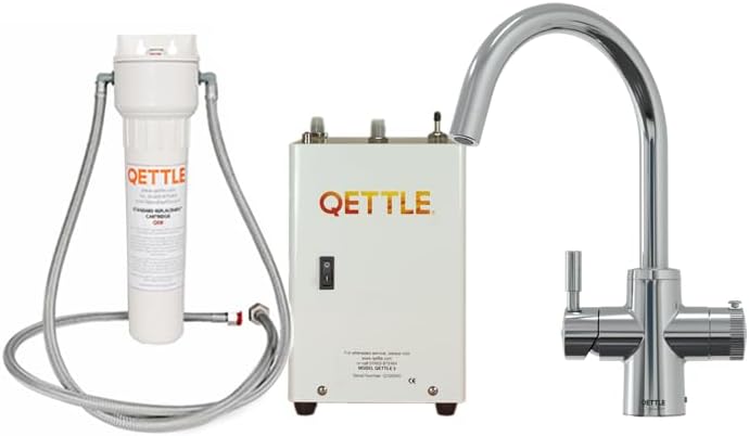 QETTLE 4 - in - 1 Instant Boiling Water Tap | True Boiling, Filtered Cold, Mains Hot & Cold (2 Litre Boiler) - Amazing Gadgets Outlet
