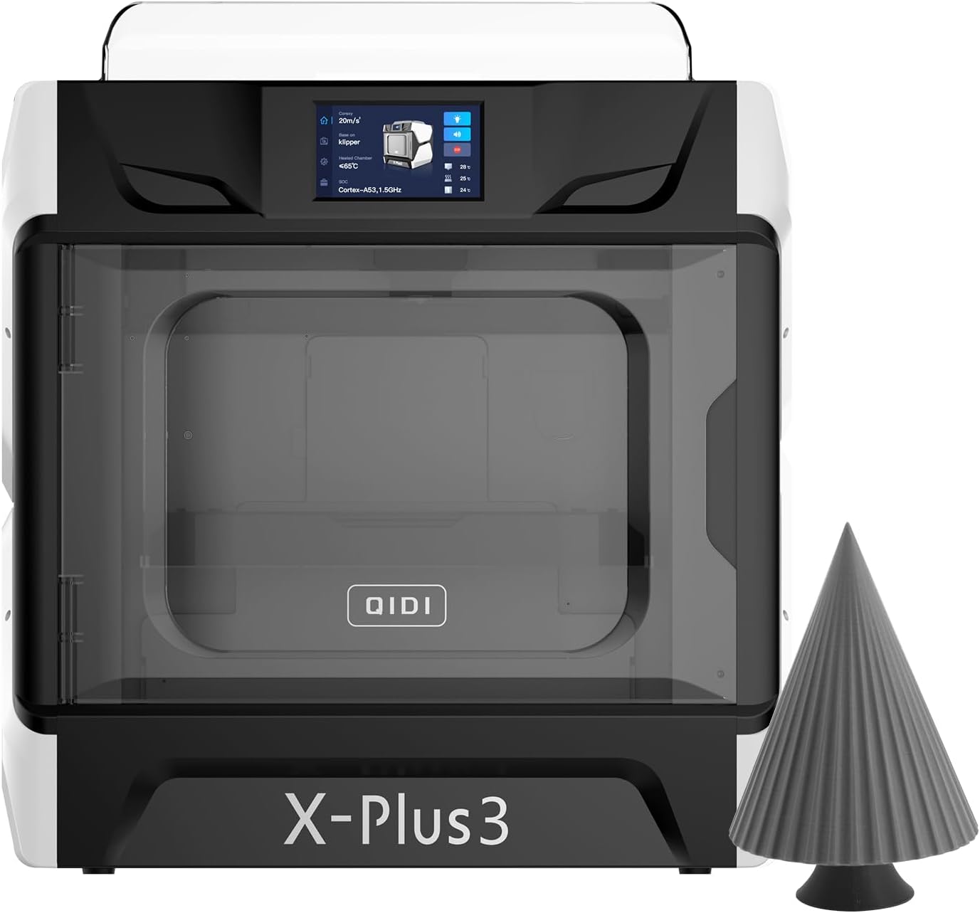 QIDI TECH 3D Printer X - PLUS3 High - Speed Industrial Grade 20000mm/s²,Built - in Temperature Control Chamber,Automatic leveling,Print Size 280 * 280 * 270mm - Amazing Gadgets Outlet