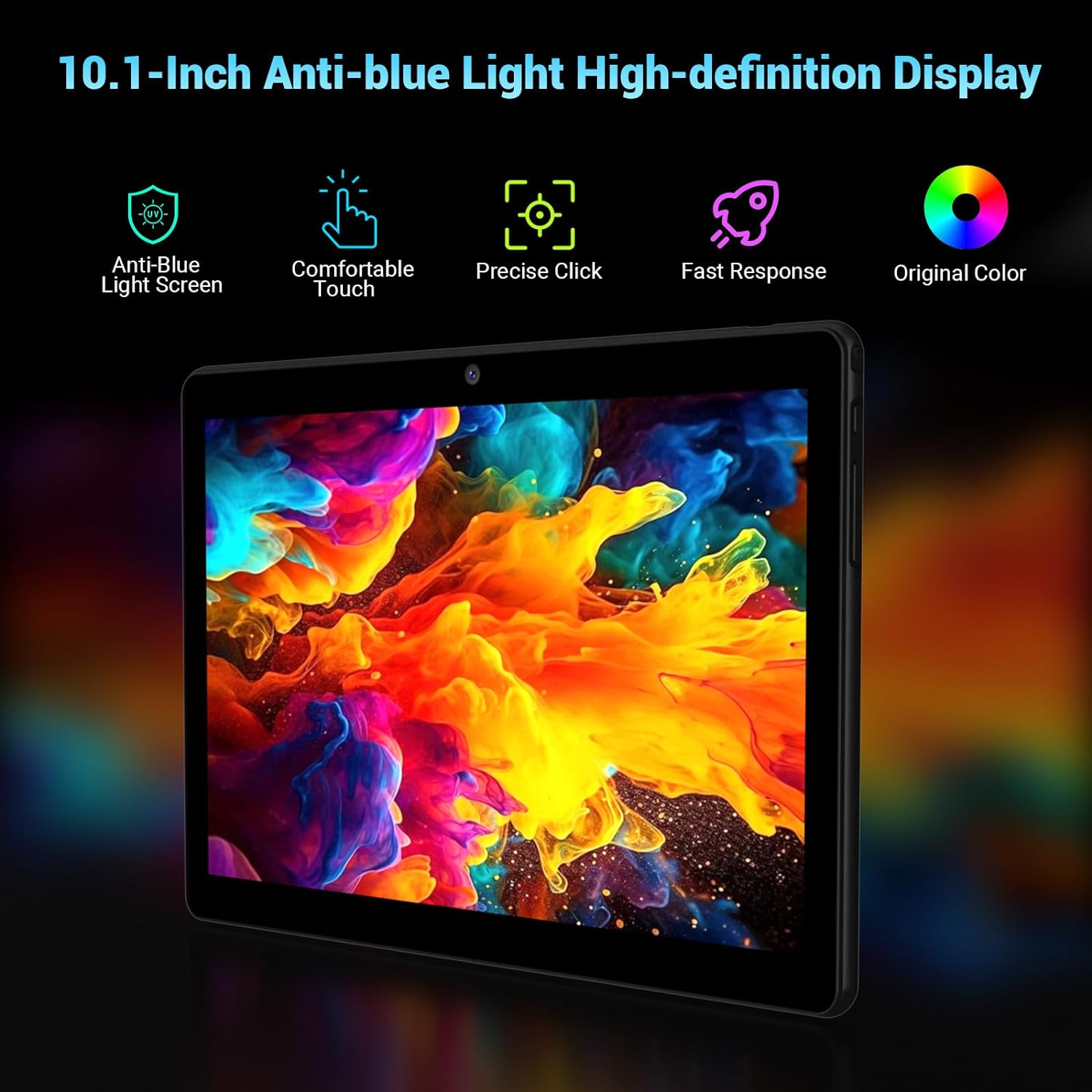 QKGOOD Tablet 10 inch Android 13 Tablet PC 19GB RAM+128GB ROM,tablet 5G WiFi,BT5.0,8000mAh,tablet with mouse and keyboard,black - Amazing Gadgets Outlet