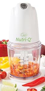 Quest Nutri - Q 34210 Quick Press Electric Citrus Juicer / 2 Different Cone Sizes / 1.2L Jug / Adjustable Pulp Strainer / Dual Direction Juicing / Low Noise / Dishwasher Safe Parts - Amazing Gadgets Outlet