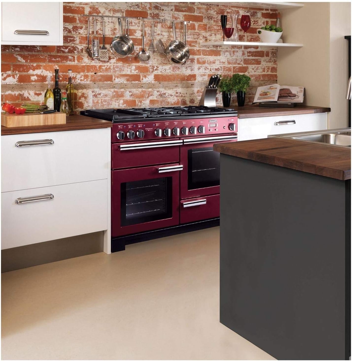 Rangemaster Professional Deluxe 110cm Dual Fuel Range Cooker - Slate Grey - Amazing Gadgets Outlet