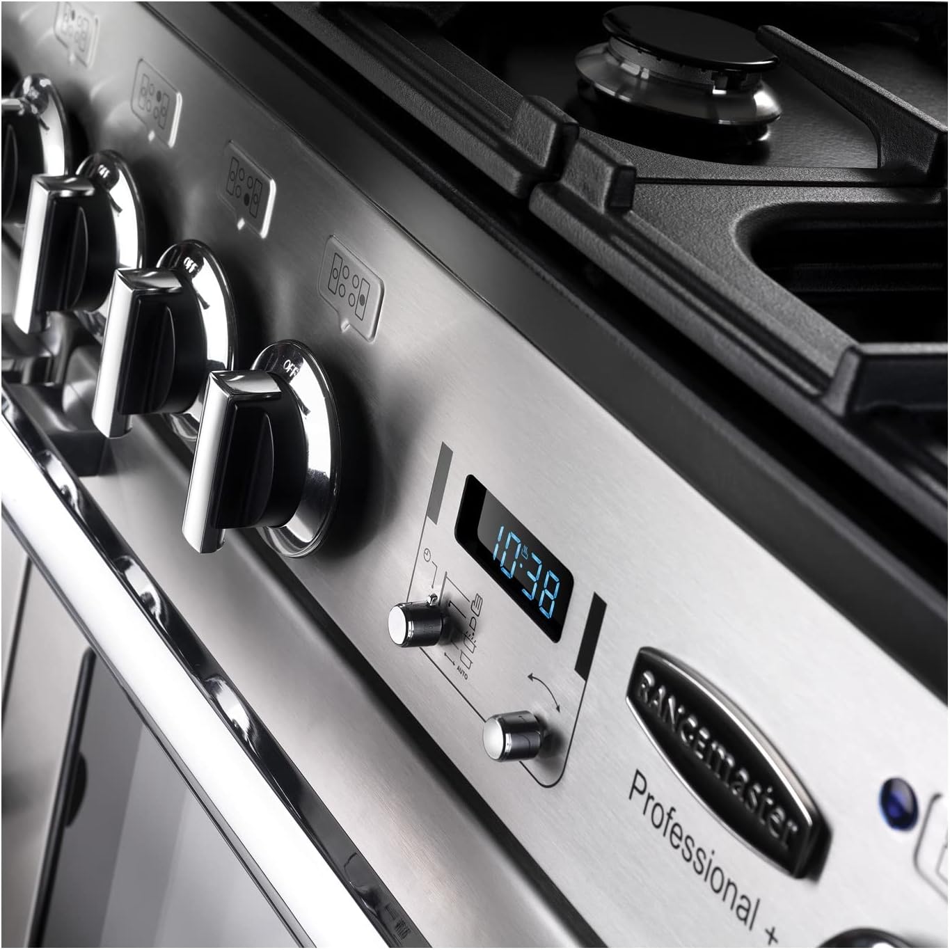 Rangemaster Professional Deluxe 110cm Electric Induction Range Cooker - Stainless Steel - Amazing Gadgets Outlet