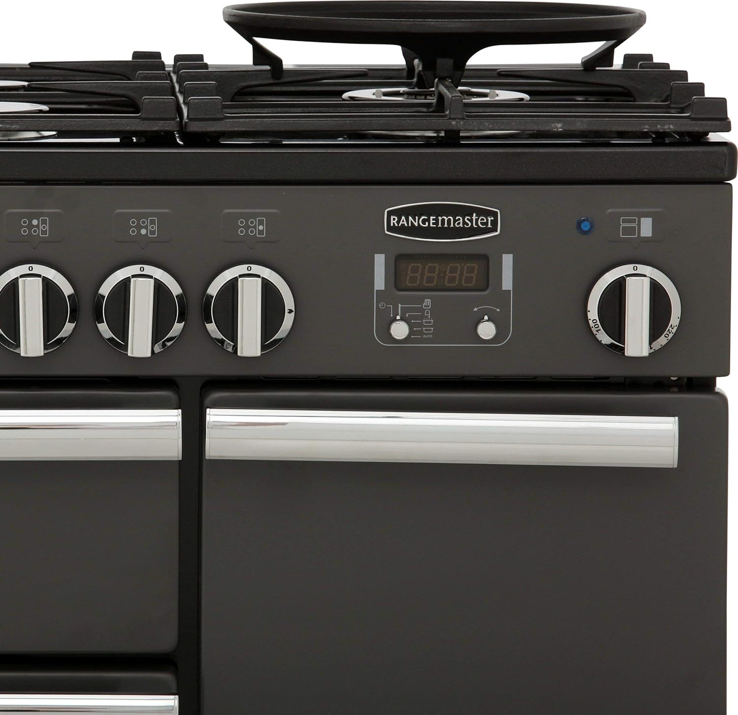 Rangemaster Professional Deluxe 90cm Dual Fuel Range Cooker - Slate Grey - Amazing Gadgets Outlet