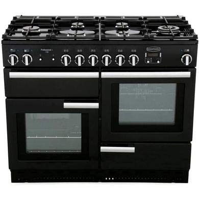 Rangemaster Professional Plus 110cm Dual Fuel Range Cooker - Black - Amazing Gadgets Outlet