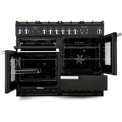 Rangemaster Professional Plus 110cm Dual Fuel Range Cooker - Black - Amazing Gadgets Outlet