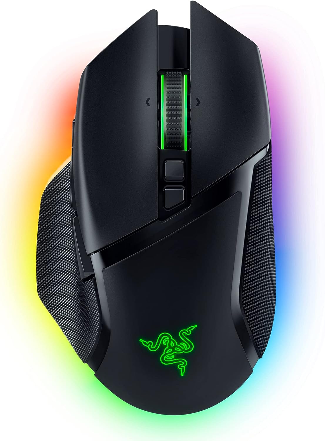 Razer Basilisk V3 - Wired Customisable Gaming Mouse (10+1 Programmable Buttons, HyperScroll Tilt Wheel, 11 Chroma RGB Lighting Zones, Optical Mouse Switches, Focus+ 26K DPI Optical Sensor) Black - Amazing Gadgets Outlet