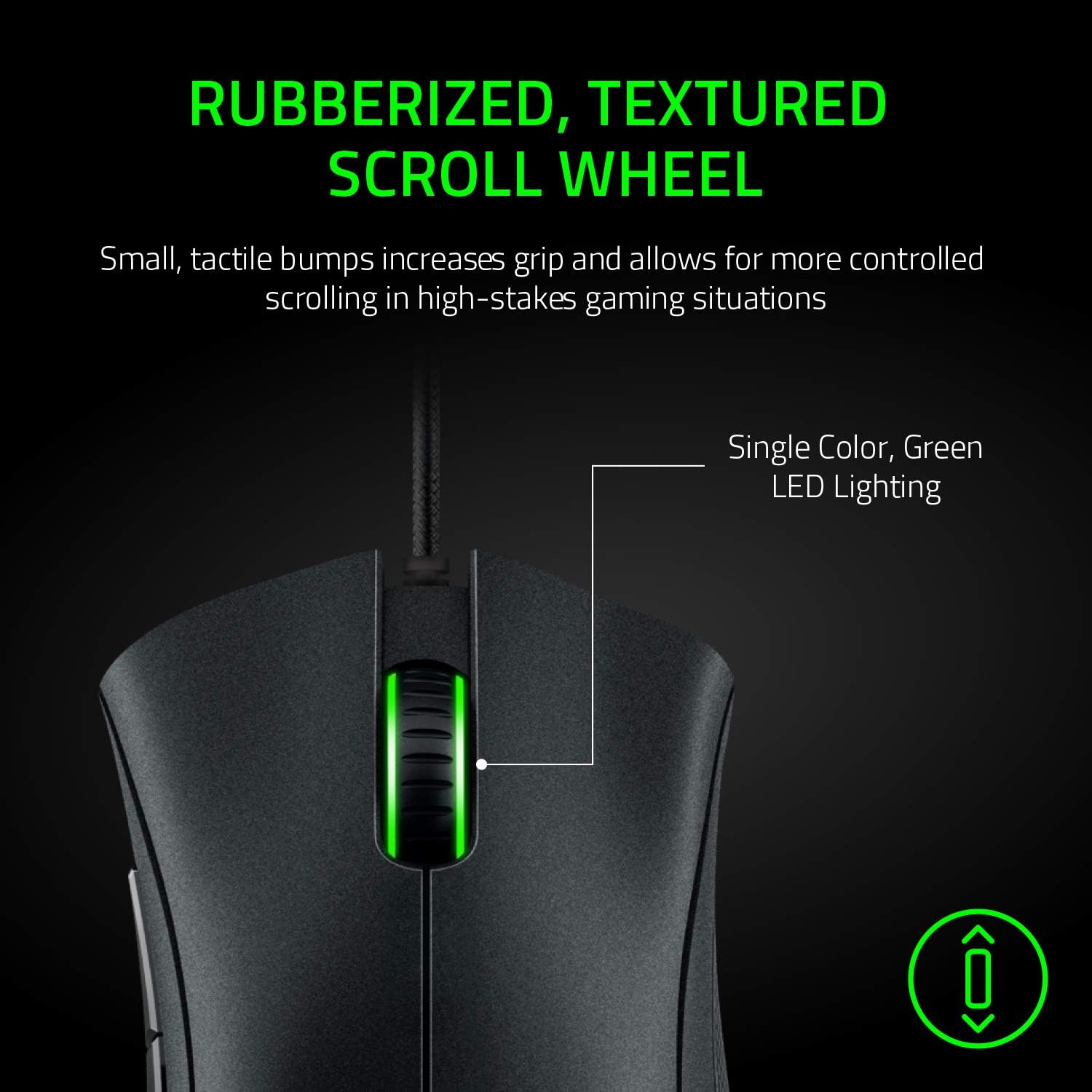 Razer DeathAdder Essential (2021) - Wired Gaming Mouse (Optical Sensor, 6400 DPI, 5 Programmable Buttons, Ergonomic Form Factor) Black - Amazing Gadgets Outlet