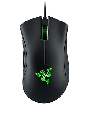 Razer DeathAdder Essential (2021) - Wired Gaming Mouse (Optical Sensor, 6400 DPI, 5 Programmable Buttons, Ergonomic Form Factor) Black - Amazing Gadgets Outlet