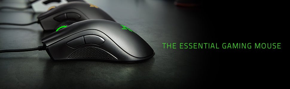 Razer DeathAdder Essential (2021) - Wired Gaming Mouse (Optical Sensor, 6400 DPI, 5 Programmable Buttons, Ergonomic Form Factor) Black - Amazing Gadgets Outlet