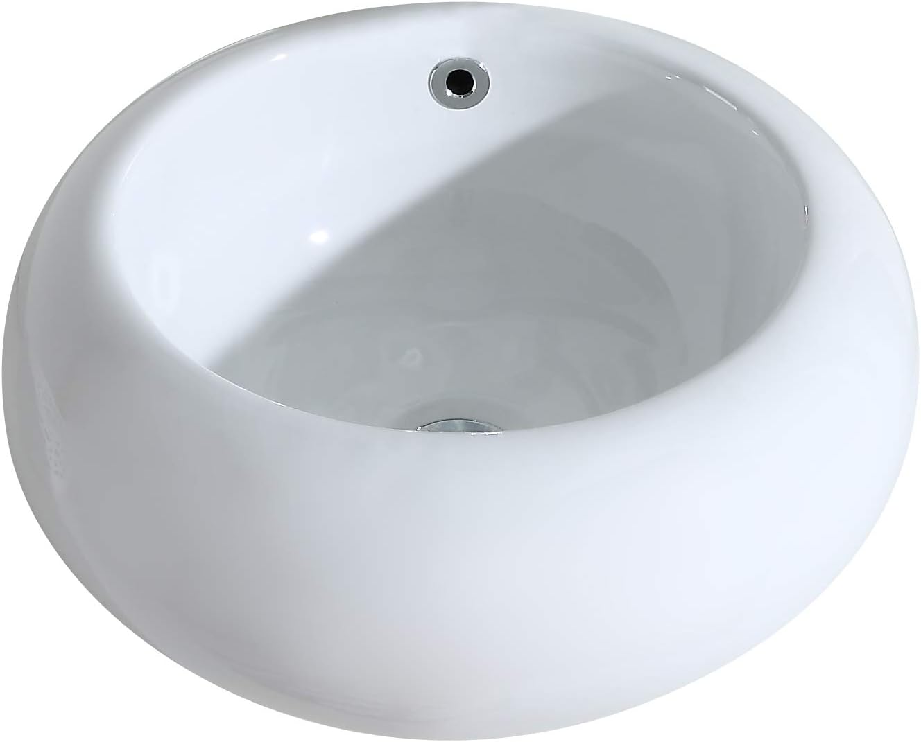 Rectangle Vessel Sink with Faucet Hole, Eridanus Ceramic Countertop Bathroom Washbasin, Vitreous China Cloakroom Basin Sink for Lavatory, Bathroom, Vanity Unit, White Gloss - 490 x 370 x 140mm   Import  Single ASIN  Import  Multiple ASIN ×Product - Amazing Gadgets Outlet