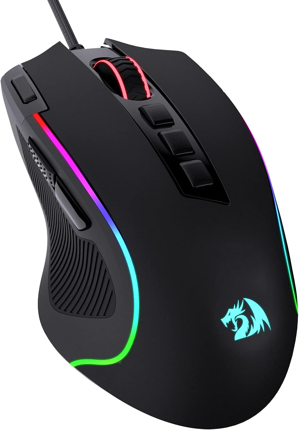 Redragon M612 Predator RGB Gaming Mouse, 8000 DPI Wired Optical Gamer Mouse with 11 Programmable Buttons & 5 Backlit Modes, Software Supports DIY Keybinds Rapid Fire Button - Amazing Gadgets Outlet