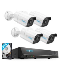 Reolink 4K PoE CCTV Camera Systems, 16CH 4TB HDD NVR for Continuous Recording, 8X 4K Security Camera Outdoor with Smart Person/Vehicle Detection, Night Vision Security System, Audio, RLK16 - 800B8 - Amazing Gadgets Outlet