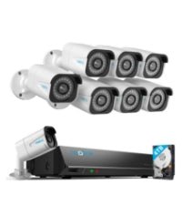 Reolink 4K PoE CCTV Camera Systems, 16CH 4TB HDD NVR for Continuous Recording, 8X 4K Security Camera Outdoor with Smart Person/Vehicle Detection, Night Vision Security System, Audio, RLK16 - 800B8 - Amazing Gadgets Outlet