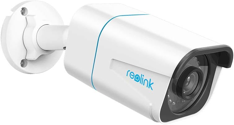 Reolink 4K PoE CCTV Security Camera, Smart Human/Vehicle Detection, Work with Smart Home IP Outdoor Camera, Timelapse, Up to 256GB microSD Card Slot for 24/7 Recording, RLC - 810A Black - Amazing Gadgets Outlet