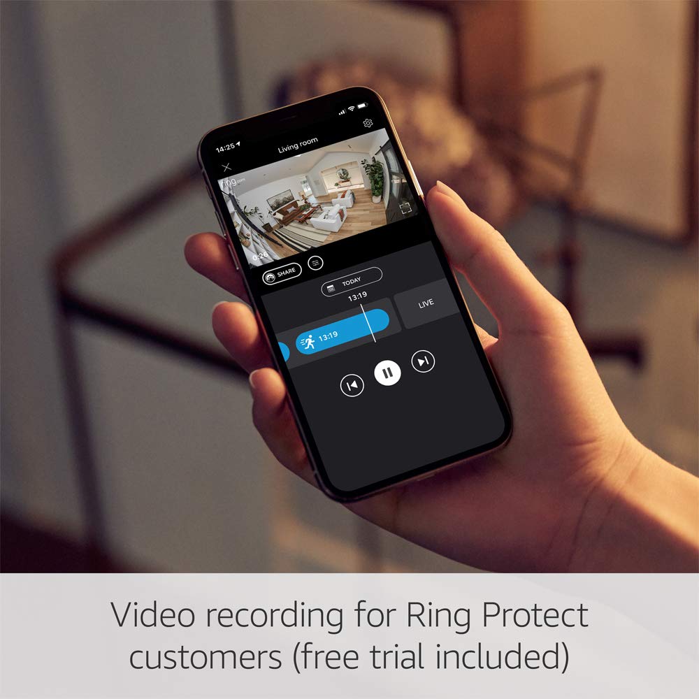 Ring Outdoor Camera Battery (Stick Up Cam) | HD wireless outdoor Security Camera 1080p Video, Two - Way Talk, Wifi, Works with Alexa | alternative to CCTV system | 30 - day free trial of Ring Protect - Amazing Gadgets Outlet