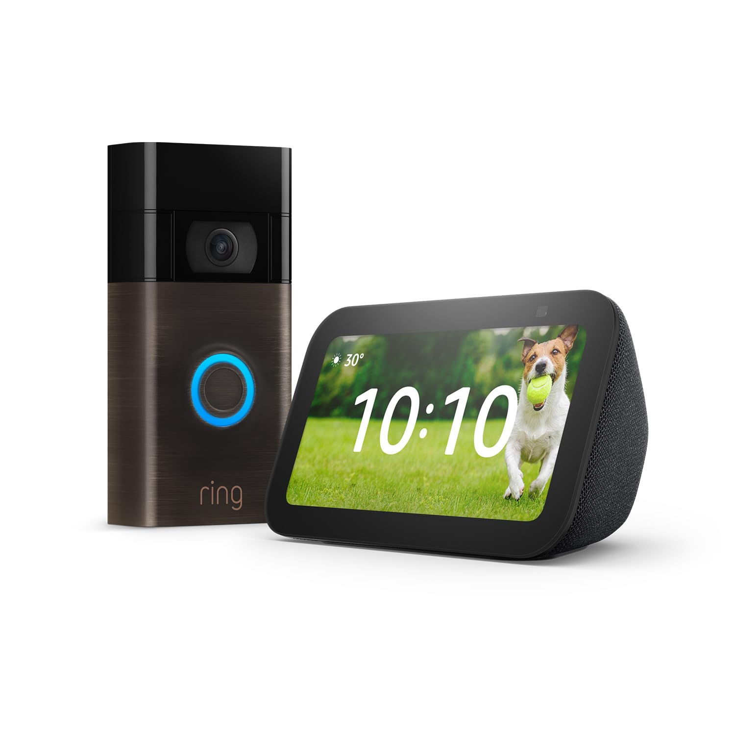 Ring Video Doorbell (2nd Gen) by Amazon | Wireless Video Doorbell Security Camera with 1080p HD Video, battery - powered, Wifi, easy installation | 30 - day free trial of Ring Protect | Works with Alexa - Amazing Gadgets Outlet