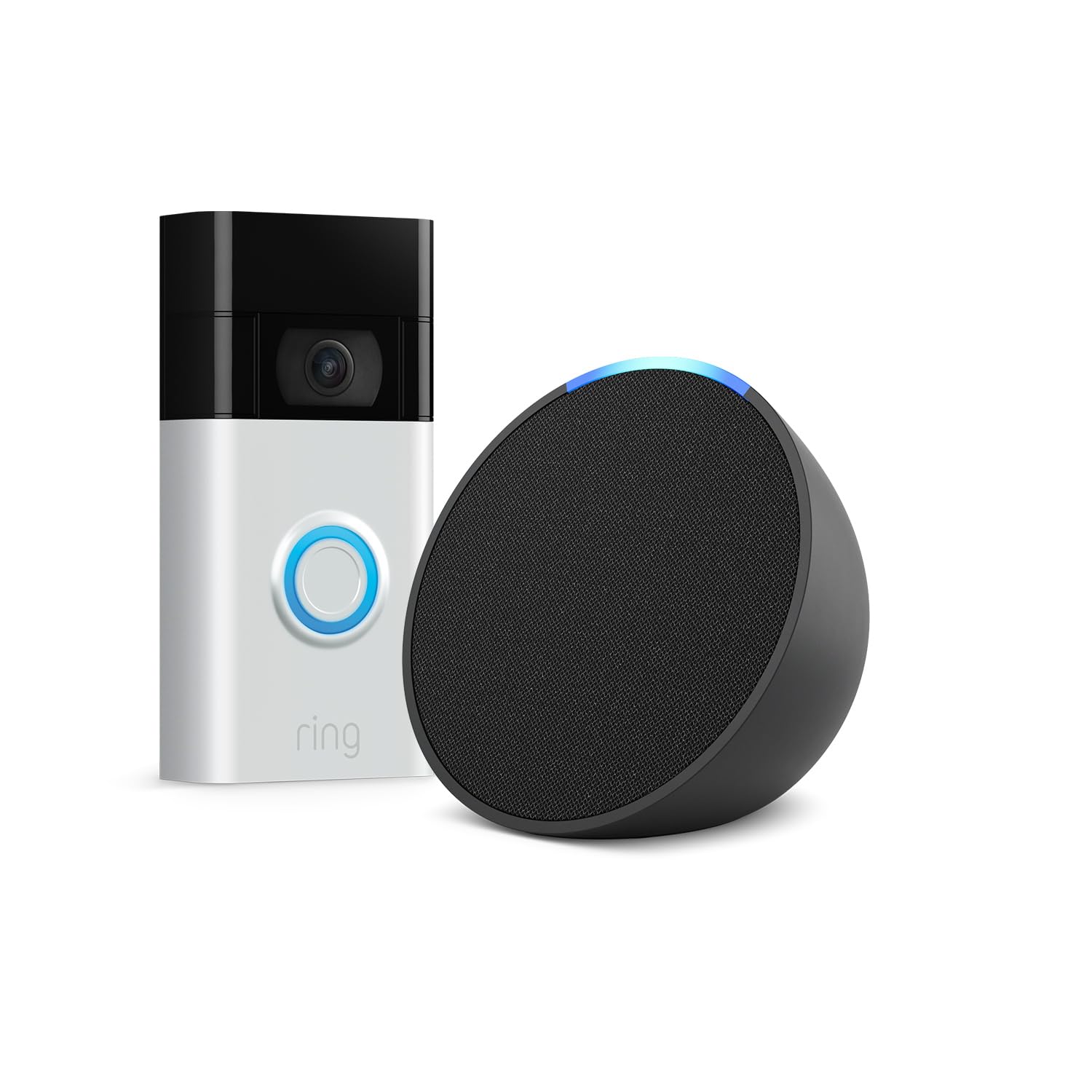 Ring Video Doorbell (2nd Gen) by Amazon | Wireless Video Doorbell Security Camera with 1080p HD Video, battery - powered, Wifi, easy installation | 30 - day free trial of Ring Protect | Works with Alexa - Amazing Gadgets Outlet