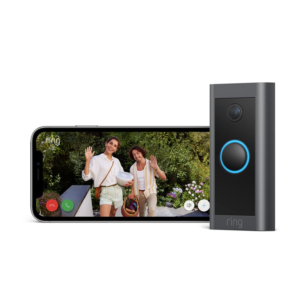 Ring Video Doorbell Wired by Amazon | Doorbell Security Camera with 1080p HD Video, Advanced Motion Detection, hardwired (existing doorbell wiring required) | 30 - day free trial of Ring Protect - Amazing Gadgets Outlet