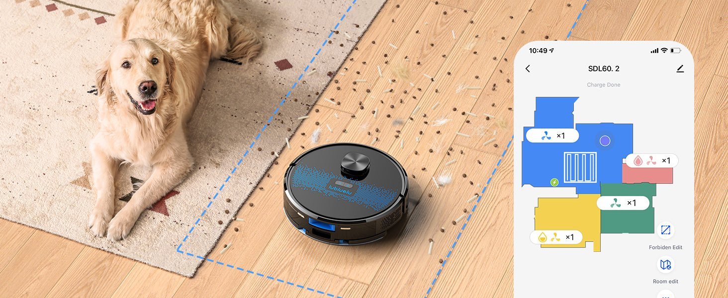 Robot Vacuum Cleaner with Mop 4000Pa,Lubluelu 2 in 1 Robot Vacuum, Lidar Navigation,5 Real - Time Mapping,10 No - go Zones, Wifi/App/Alexa,Laser Robotic Vacuum Cleaner for Pet Hair,Carpet,Hard Floor   Import  Single ASIN  Import  Multiple ASIN ×Produ - Amazing Gadgets Outlet