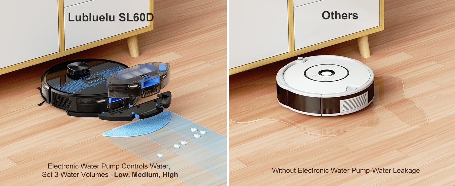 Robot Vacuum Cleaner with Mop 4000Pa,Lubluelu 2 in 1 Robot Vacuum, Lidar Navigation,5 Real - Time Mapping,10 No - go Zones, Wifi/App/Alexa,Laser Robotic Vacuum Cleaner for Pet Hair,Carpet,Hard Floor   Import  Single ASIN  Import  Multiple ASIN ×Produ - Amazing Gadgets Outlet