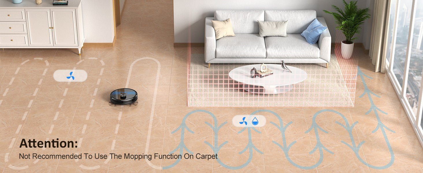 Robot Vacuum Cleaner with Mop 4000Pa,Lubluelu 2 in 1 Robot Vacuum, Lidar Navigation,5 Real - Time Mapping,10 No - go Zones, Wifi/App/Alexa,Laser Robotic Vacuum Cleaner for Pet Hair,Carpet,Hard Floor   Import  Single ASIN  Import  Multiple ASIN ×Produ - Amazing Gadgets Outlet