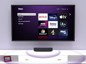 Roku Streambar | HD/4K/HDR Streaming Media Player and Soundbar, Black - Amazing Gadgets Outlet