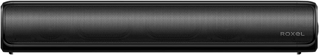 Roxel RSB100 TV | PC Soundbar Portable BT Speaker Compatible with Smart TV, Computers, Laptops and Smartphones, Mini Soundbar with Aux and Wireless Connectivity - Amazing Gadgets Outlet