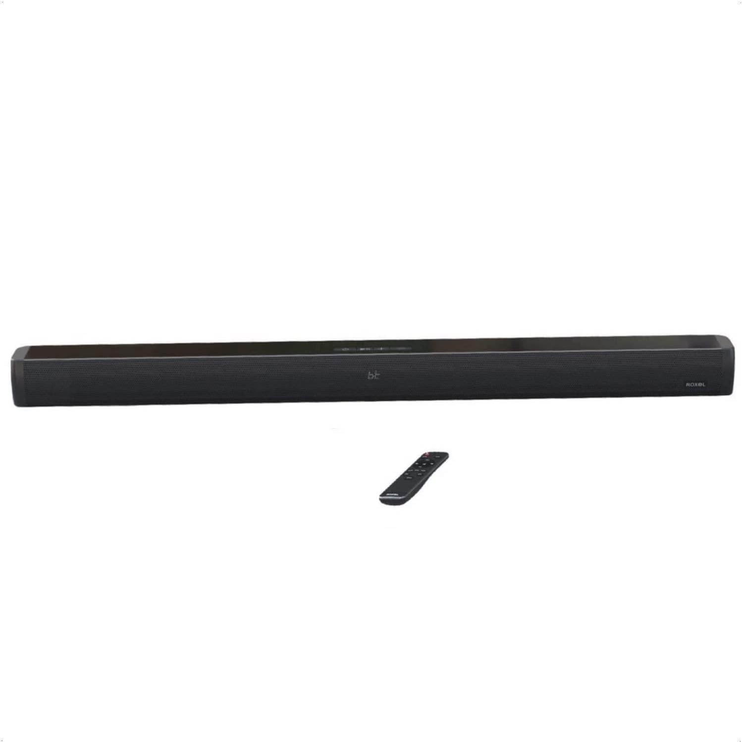 Roxel RSB500 All in One Sound Bar for TV 120 WATTS (PMPO) with 2.1 Channel Sound Soundbar with Subwoofer Built - in, Perfect for Large TV's, Multi Connection Compatible - Amazing Gadgets Outlet