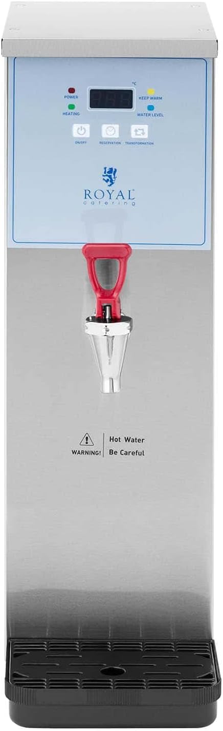 Royal Catering RCWK - 10L - AUT Hot water dispenser 10 L 3000 W Water connection Hot water dispenser with water connection Hot water dispenser 10 L - Amazing Gadgets Outlet