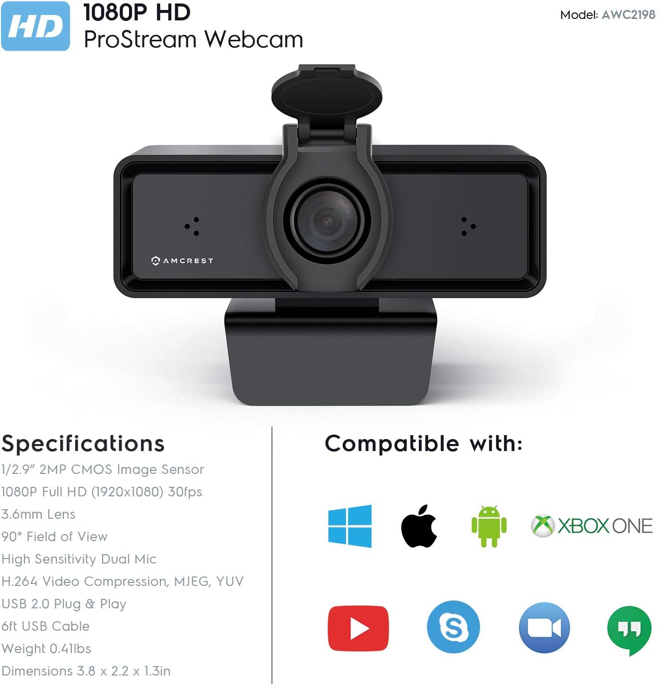 ROYEO USB Webcam with Microphone - Amazing Gadgets Outlet