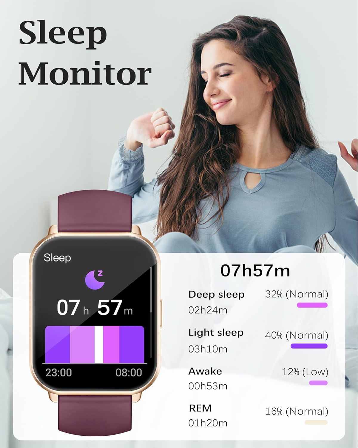 RUIMEN Smart Watch Answer Dial Call,Smart Watches for Women Men HD Touch Screen Fitness watch with SpO2 - Monitor Heart Rate Sleep Monitor Pedometer Watch Multi Sports Mode for Android iOS - Amazing Gadgets Outlet