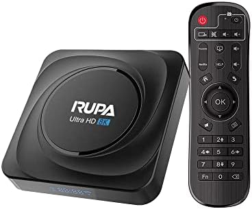 RUPA Android TV Box, Smart TV Box Android 11.0 4GB RAM 32GB ROM RK3566 Quad Core Cortex - A53 CPU Support 2.4G/5G WiFi BT 4.0 USB 3.0 1000M Ethernet 3D 8K 6K 4K HD Media Box - Amazing Gadgets Outlet