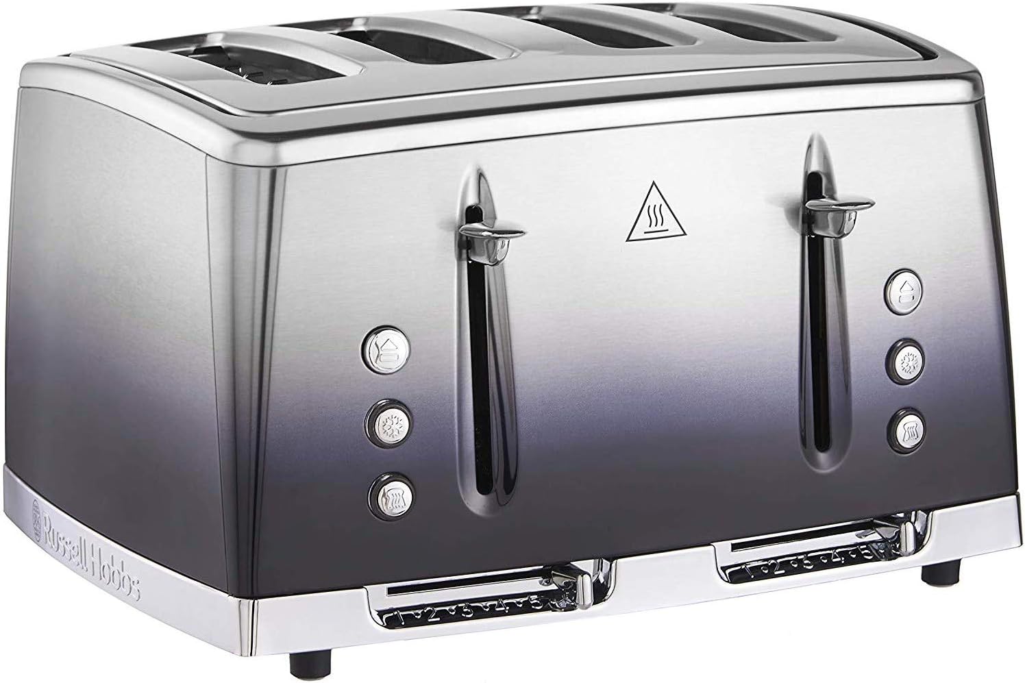 Russell Hobbs 4 Slice Eclipse Toaster with faster toasting technology (Independent slots, Lift & look, 6 Browning levels, Frozen/Cancel/Reheat with indicator lights, 850W, Copper Sunset) 25143 - Amazing Gadgets Outlet