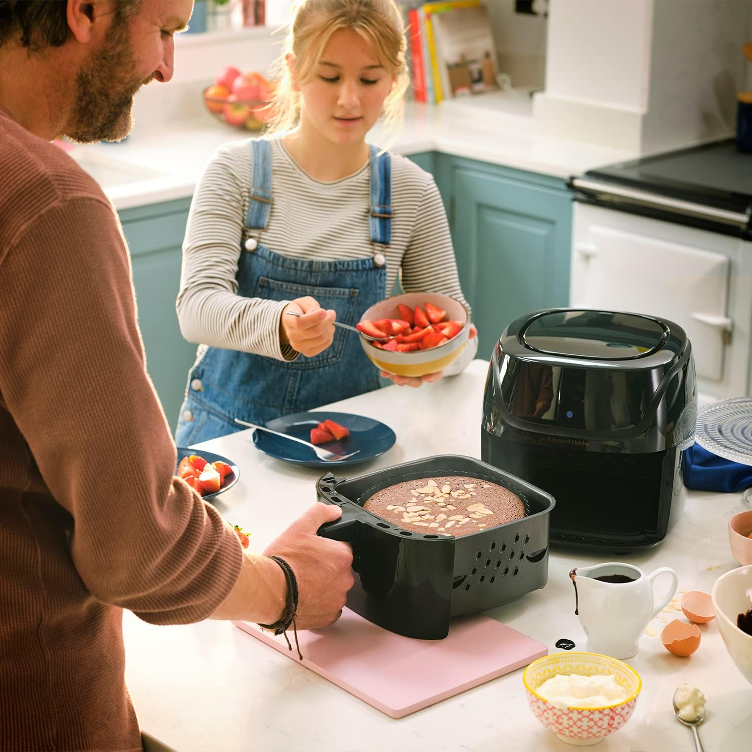 Russell Hobbs 4L Rapid Digital Air Fryer [7 Cooking Functions |10 Programs] Energy Saving, Max temp 220°C, Easy clean, Touch screen, Use without oil, Grill, Bake, Roast, Reheat, Frozen etc. 27160   Import  Single ASIN  Import  Multiple ASIN ×Prod - Amazing Gadgets Outlet