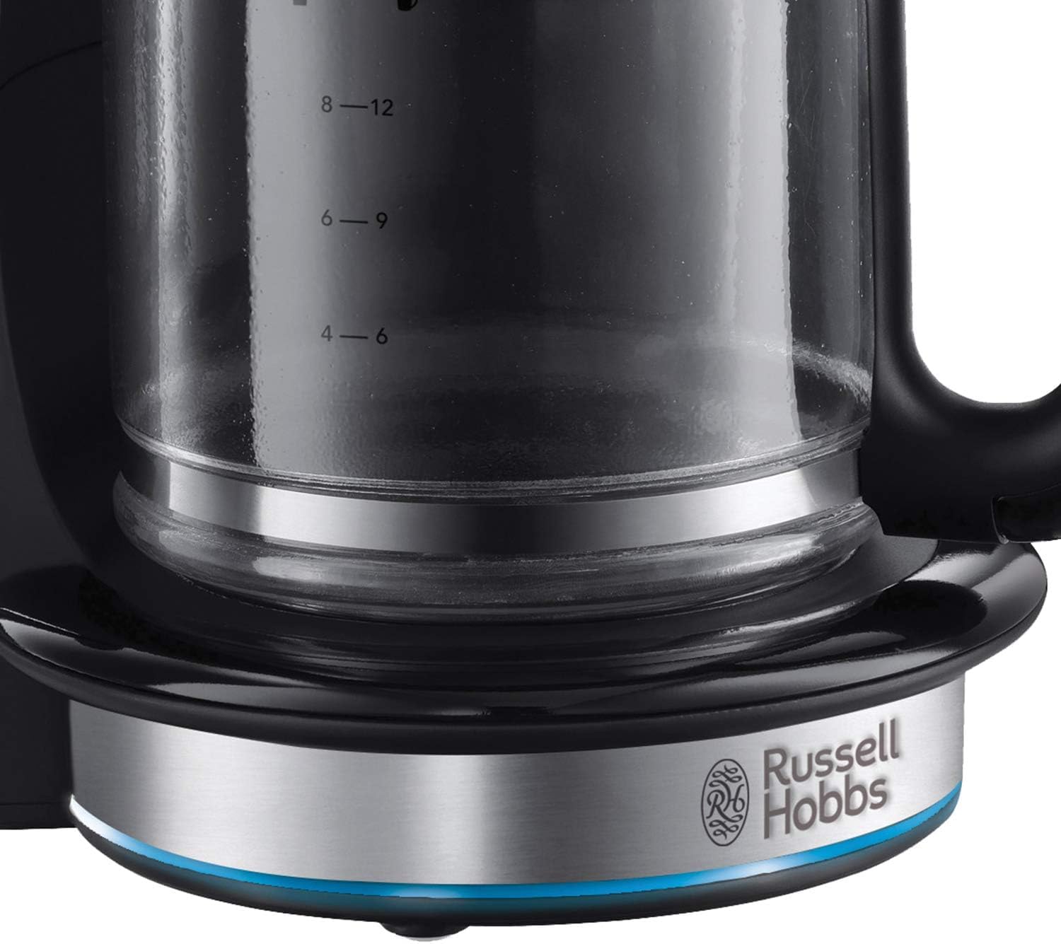 Russell Hobbs Buckingham Filter Coffee Machine, 1.25L Carafe/10 cups, 1 - 4 Cup brewing option, Fast brew, 24hr timer, 40min keep warm, Pause & Pour, Washable filter, Auto clean, 1000W, 20680 - Amazing Gadgets Outlet