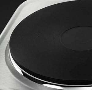 Russell Hobbs Double Hot Plate Electric Stainless Steel Hob, 2 Cast iron plates, Large 1500W, Small 750W, Portable, Table top, Variable & Individual temp control, Easy to clean, 15199 - Amazing Gadgets Outlet