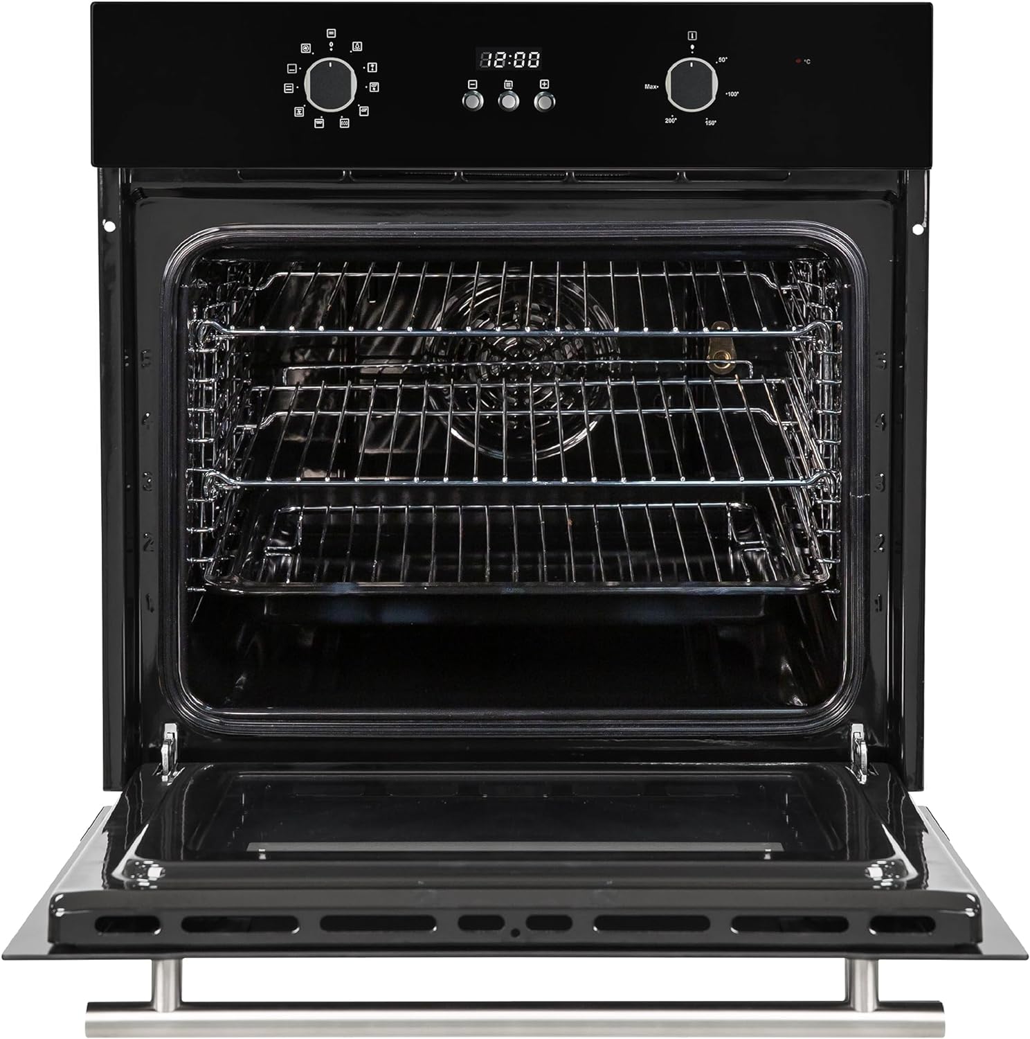 Russell Hobbs Electric Oven 70L 60cm Wide Built In Multifunctional Electric Fan Oven Easy Clean Interior Black RHEO7005B - Amazing Gadgets Outlet