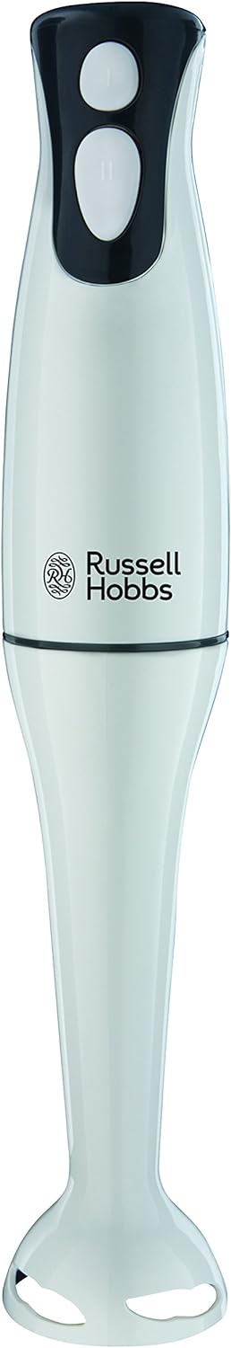 Russell Hobbs Food Collection Electric Hand Blender, 2 Speeds and Pulse Technology, Detachable blending leg for easy cleaning, Stainless steel blades, 200W, 22241 - Amazing Gadgets Outlet