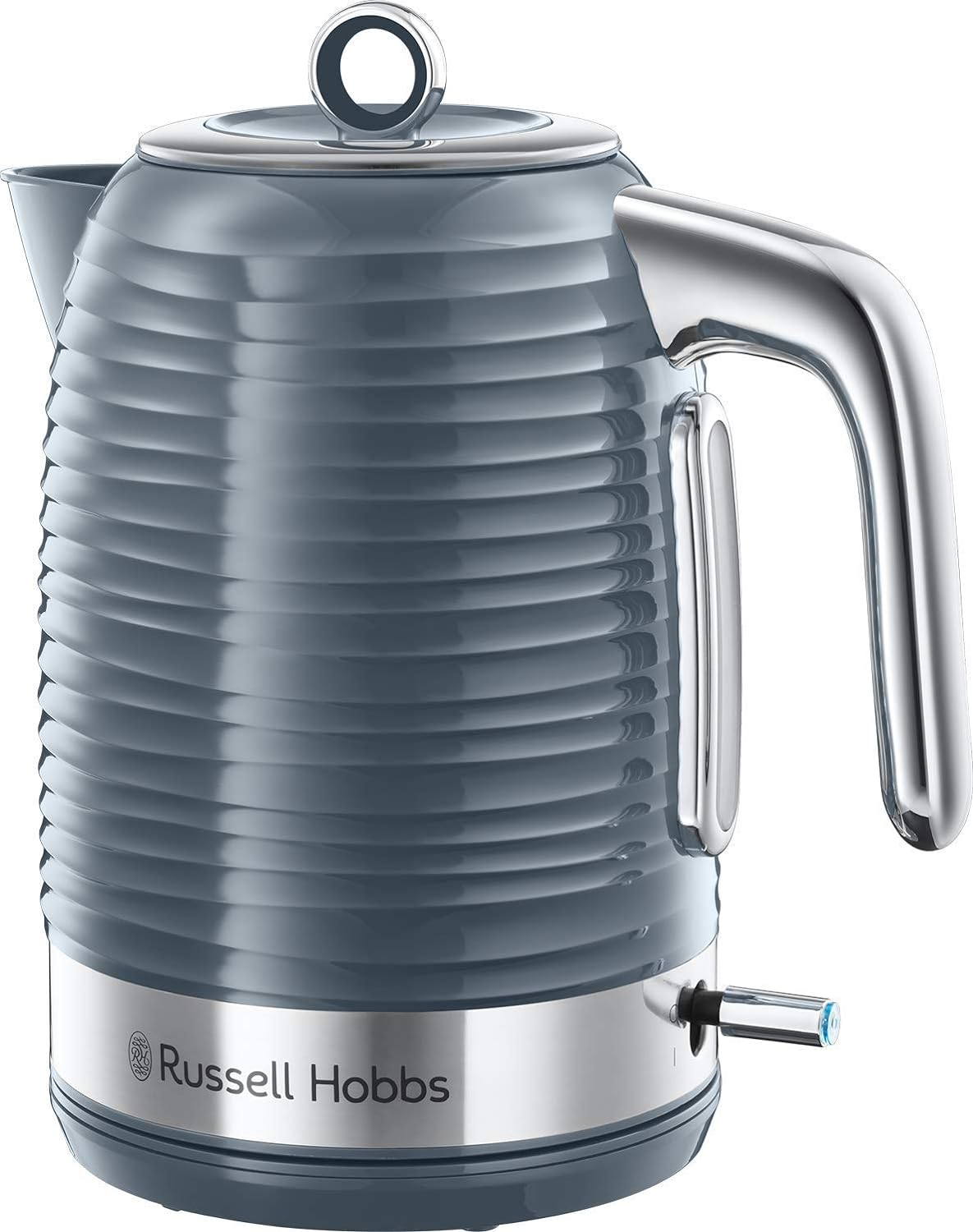 Russell Hobbs Inspire Electric 1.7L Cordless Kettle (Fast Boil 3KW, Black premium textured plastic, high gloss finish, Removable washable anti - scale filter, Pull off lid, Perfect pour spout) 24361 - Amazing Gadgets Outlet