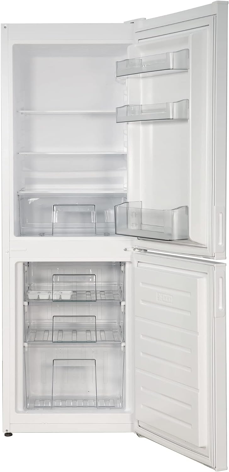 Russell Hobbs Low Frost White 60/40 Fridge Freezer, 173 Total Capacity, Freestanding 50cm Wide 145cm High, Fast Freeze, Adjustable Thermostat, RH50FF145, 2 Year Guarantee - Amazing Gadgets Outlet