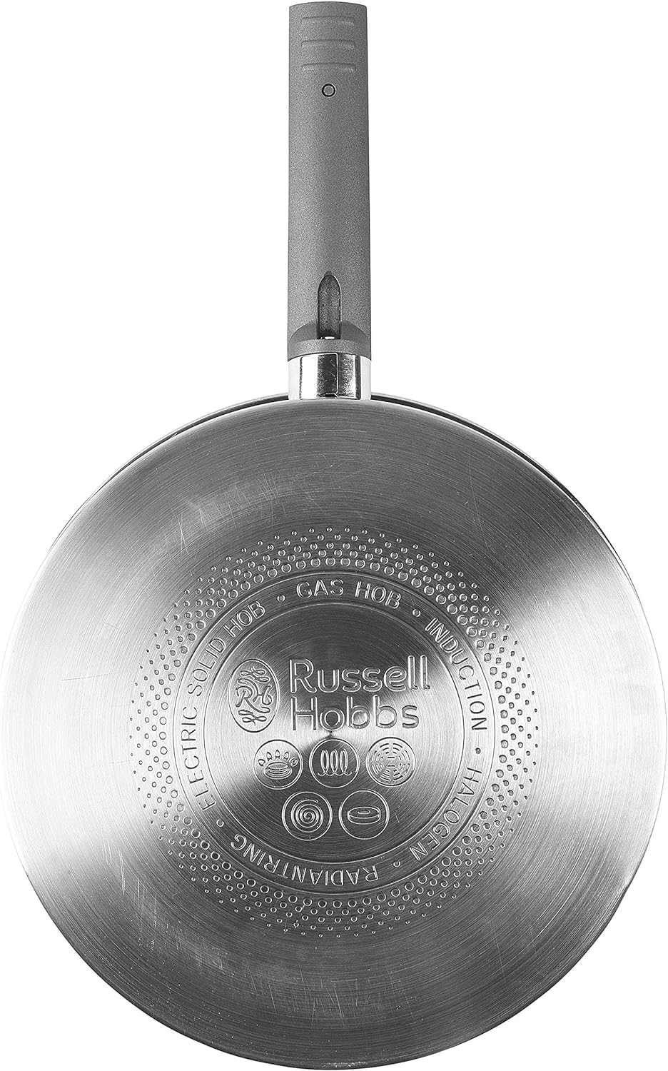 Russell Hobbs RH01160EU Frying Pan, Stainless Steel with Non - Stick Coating, Tall Sides for Less Mess, Larger Capacity for Batch Cooking, Induction Suitable, Sauté Pan, Excellence Collection, 28 cm - Amazing Gadgets Outlet